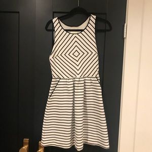 Black and white striped Maeve dress